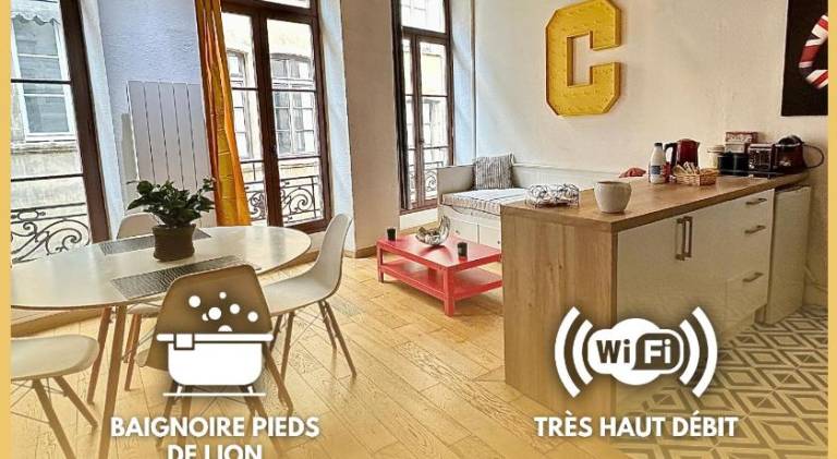 Holiday apartment | Next to Place Bellecour | Pet-friendly in Lyon