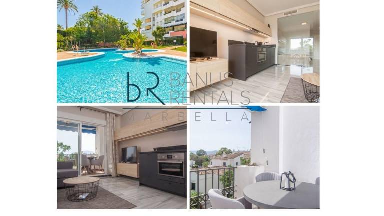 Holiday apartment with pool, yard & terrace | Beach nearby | Pet-friendly in Marbella