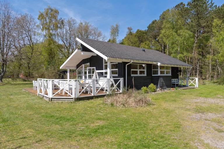 Ferienhaus mit Hund in Hou, Bisnap für max. 6 Gäste