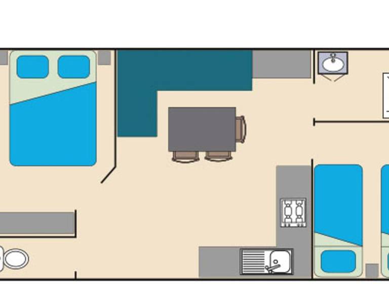 Mobile home with heated pool & terrace — photo 5