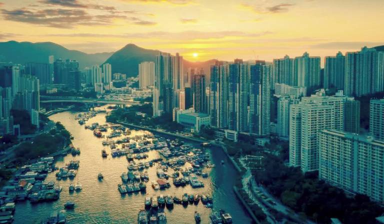 Casa flotante Tin Wan
