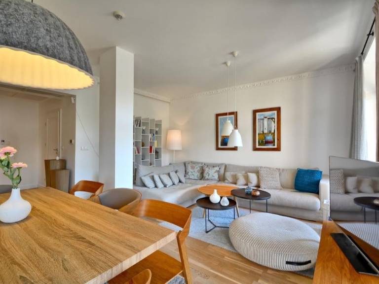 Penthouse direkt am Strand mit Meerblick