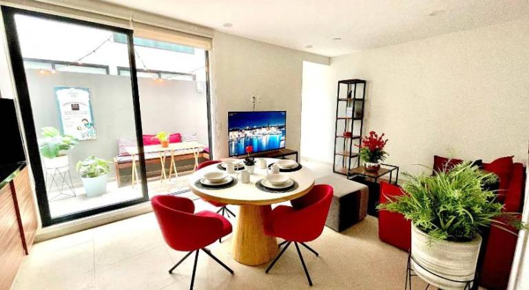 Apartment with 2 rooms for 6 persons in Mexico City