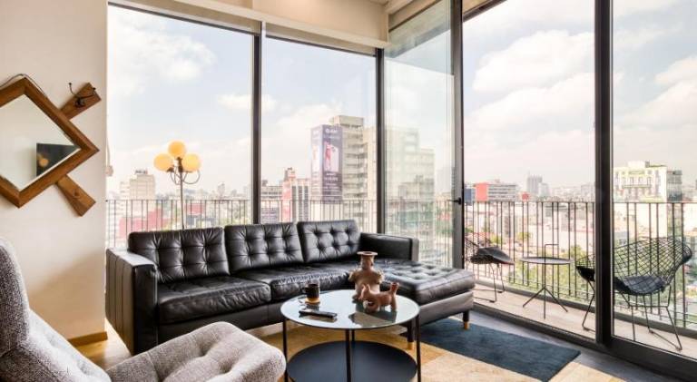 Holiday apartment with terrace in Mexico City