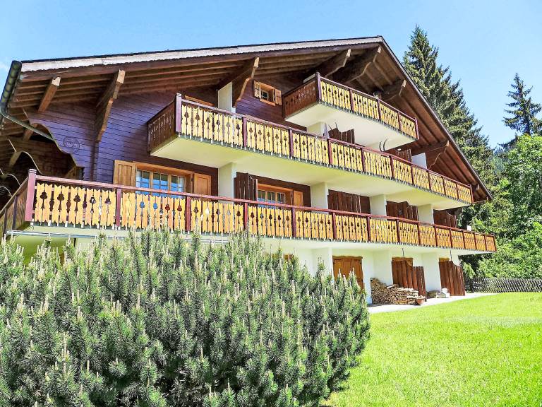 Ferienwohnung mit Hund in Ollon, Leysin für max. 4 Personen