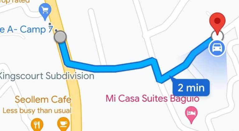House with 2 rooms for 6 persons in Baguio