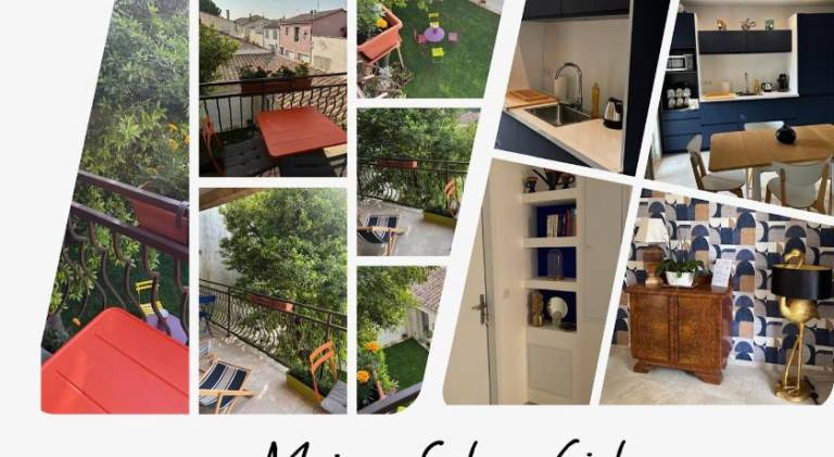 Maison sol en ciel Petit Dejeuner et Parking inclus in Aigues-Mortes