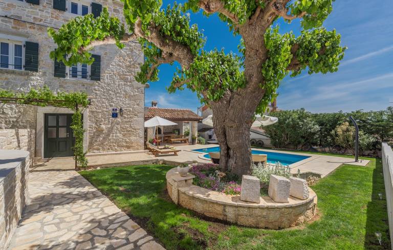 Villa with terrace, barbecue & yard — photo 2