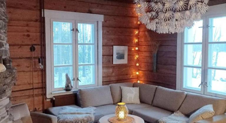 Villa with hot tub in Rovaniemi