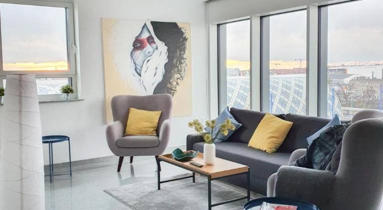 Holiday apartment with terrace in Poznan
