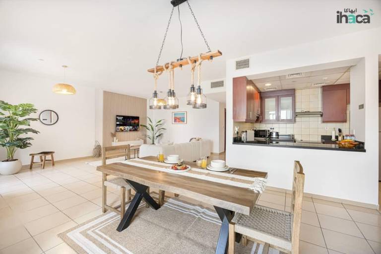 Luxury Boho 1BR with Full Sea & Ain Dubai View — photo 3