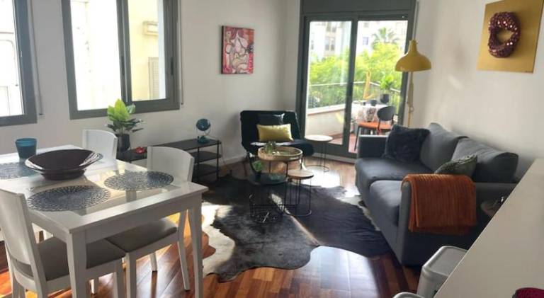 Rental apartment with patio in Sitges