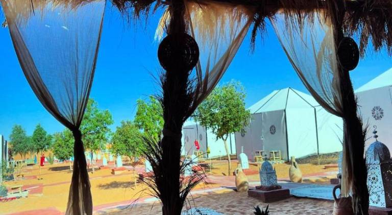 Magamane luxury camp in Merzouga