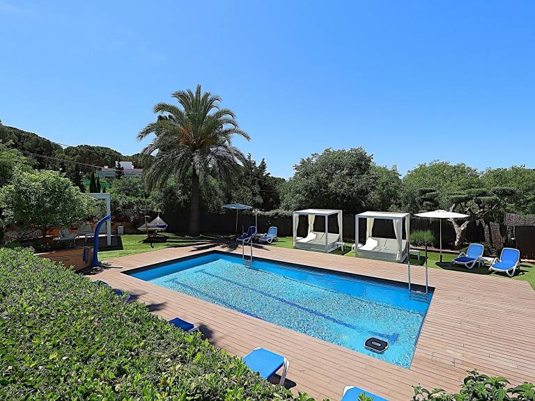 Ferienhaus in La Montgoda, Lloret de Mar f&uuml;r max. 10 Personen