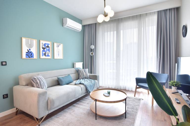 13th floor Brand new cozy 2BR Apt with Balcony
