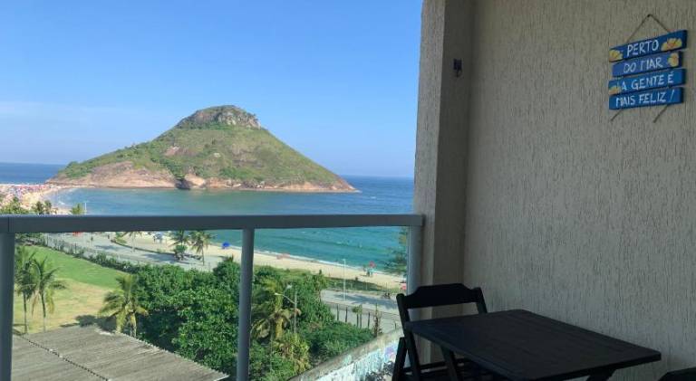 Apto na Praia do Pontal com vista deslumbrante - Villa del Sol Residences in Rio de Janeiro