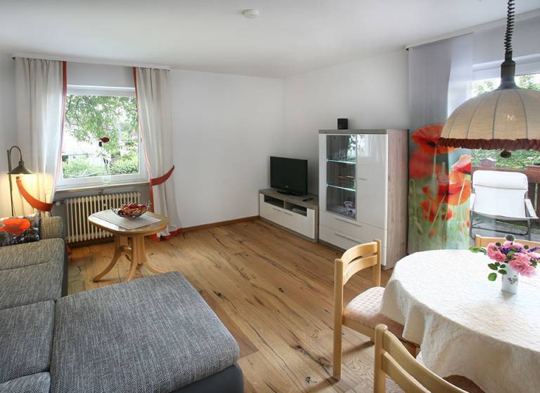 Ferienwohnung Mohnblume mit großem Balkon