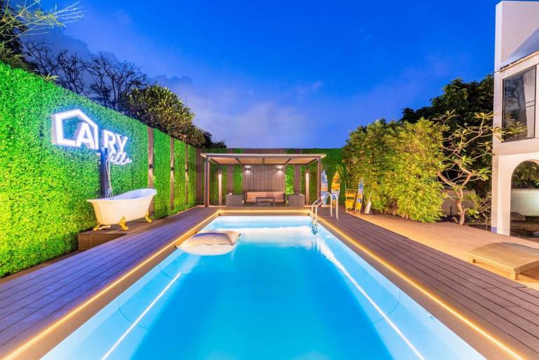 Villa with private pool, BBQ & yard | Perfect for remote work in Bangkok