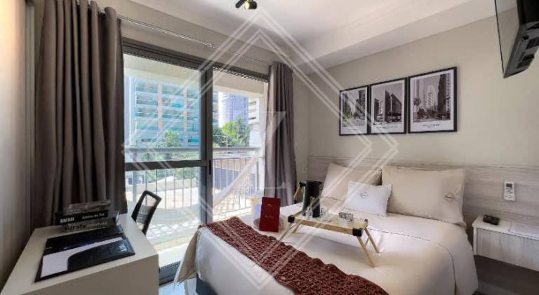 Holiday apartment with pool in Olímpia