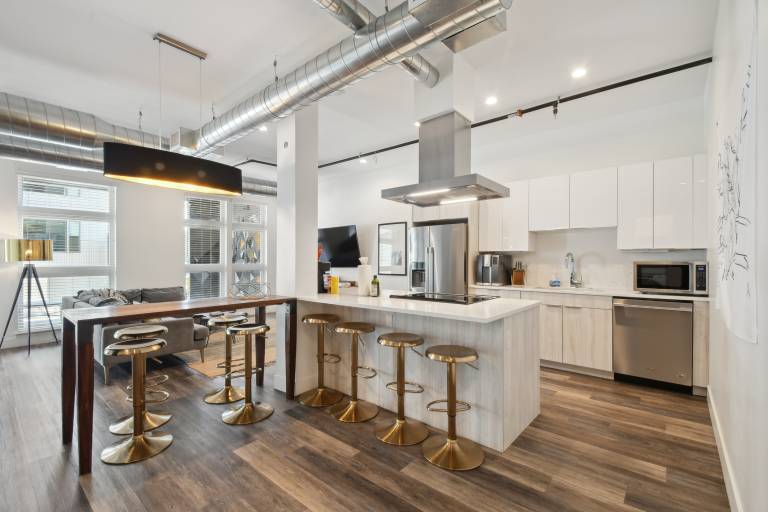Cowboy Muse Spacious 3BR RiNo Loft Walk to Mission Ballroom Largest — photo 2