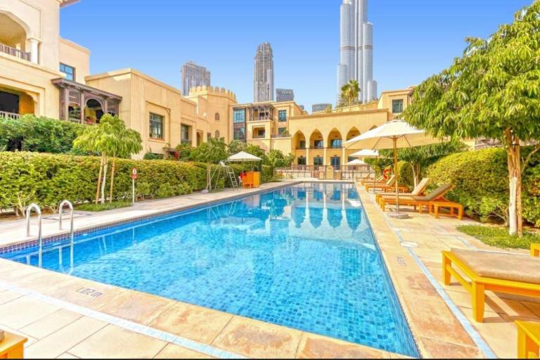 Family-oriented pleasant rental apartment with BBQ, sauna & hot tub | Near Burj Khalifa | Water view | Suitable for remote work | Pets allowed — photo 4