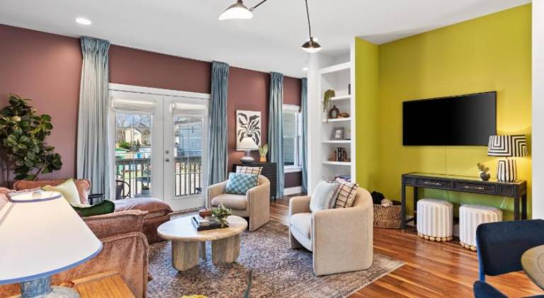 Vibrant Home in The Nations with Garage Walk to Restaurants and Shops in Nashville, TN