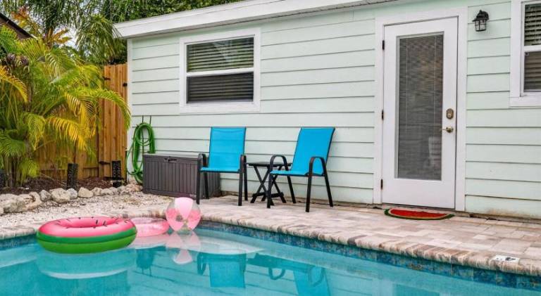 Vacation home with pool in Clearwater, BC