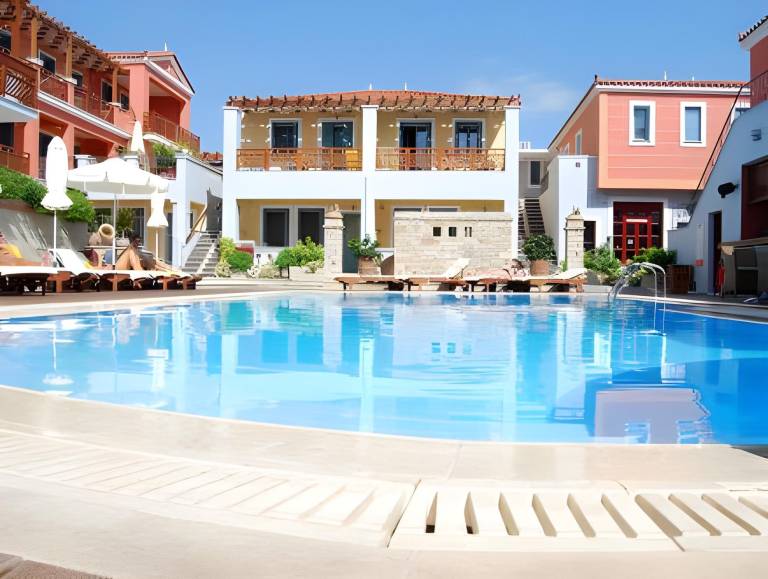 Apartament z hotelowymi udogodnieniami Kampos Marathokampou