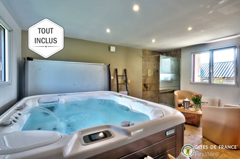 Ferienhaus in Plomodiern, Pentrez-Plage f&uuml;r max. 4 Personen am Atlantik