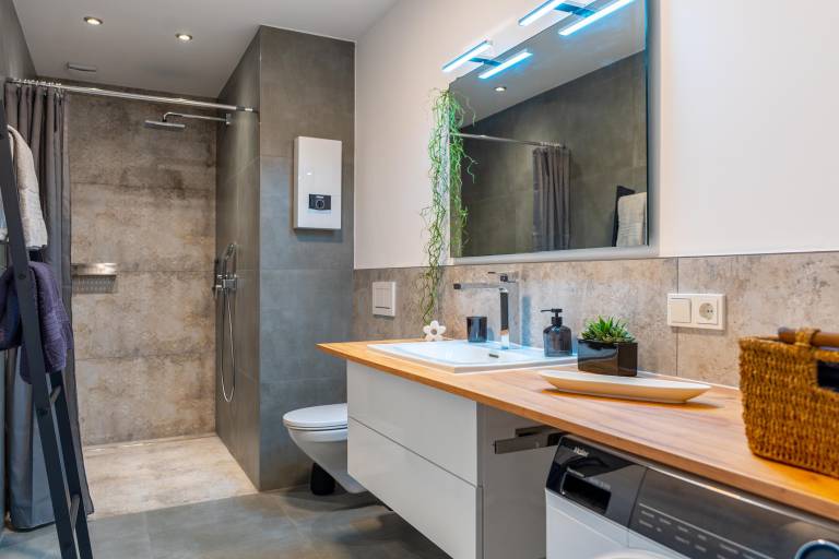 Appartement Fewo Dusche und Bad WC Deluxe