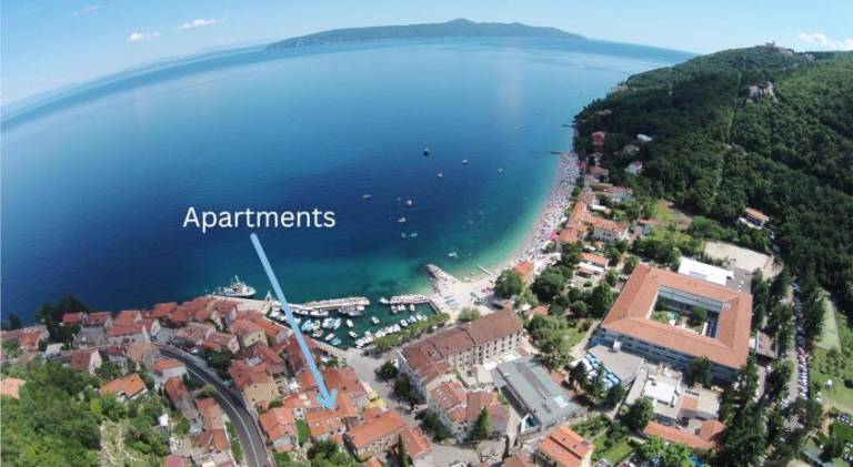 Rental apartment for 4 persons in Moscenicka Draga