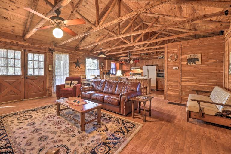 Rustic Canyon Lake Cabins w/ Hot Tub on  3 Acres — photo 4