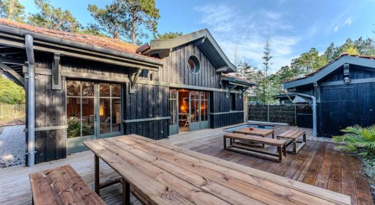 Villa with yard, patio & private pool | Suitable for remote work in Lège-Cap-Ferret