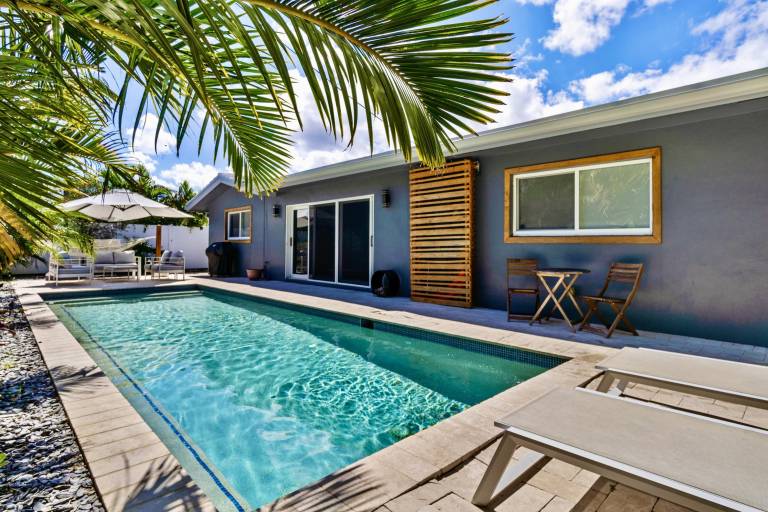 Beach Bliss 10 Mins to Waves 3BR Oasis with Pool