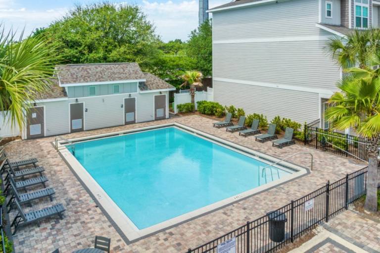 Vacation home with yard, terrace & heated pool | Water view in Miramar, FL
