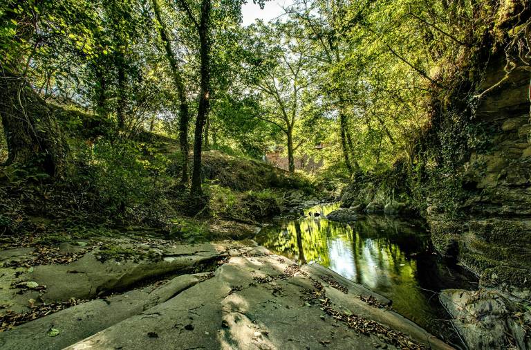 1800s stone house with hot tub and river access — photo 2