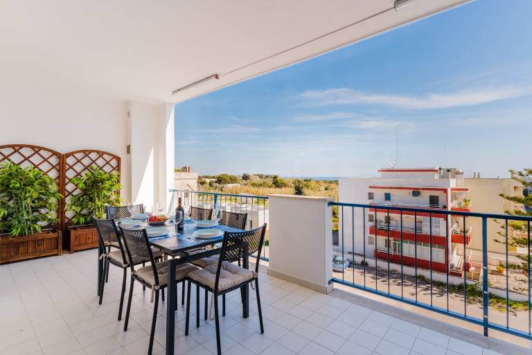 Vacation home with terrace | Garden view in Otranto