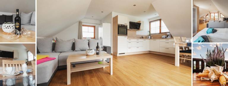 Appartement Fewo Bad WC Balkon