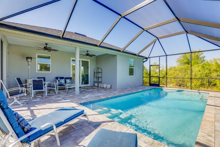 Port Charlotte Home Heated Pool Screened Lanai