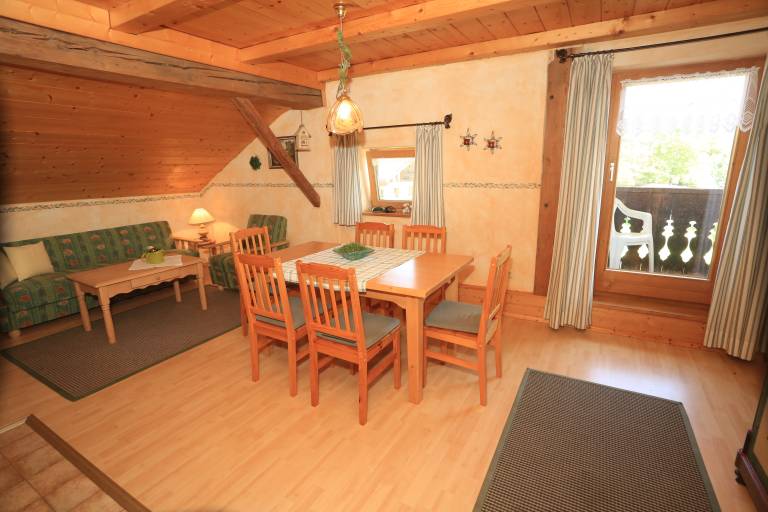 Ferienwohnung mit Hund in Unterheutau, Vorauf für max. 4 Personen Ferienwohnung mit Hund in Unterheutau, Vorauf für max. 4 Personen