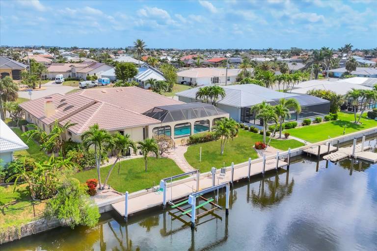 Vacation home with barbeque & private pool | Water view in Punta Gorda, FL