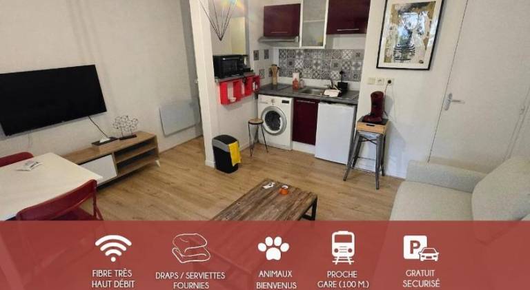 Apartment with 1 room for 4 persons in Chinon