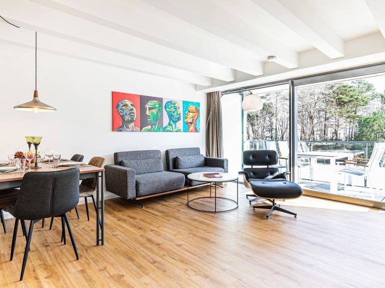 FeWo Strandlust: Moderne 80m² Wohnung mit Meerblick, Balkon, 2 Schlafzimmern — photo 5