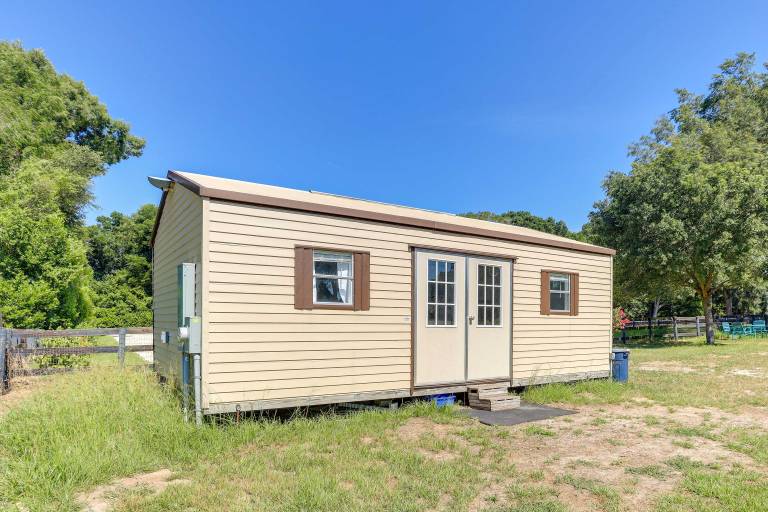 Ocala Tiny Home on 10-Acre Farm Near WEC! — photo 2