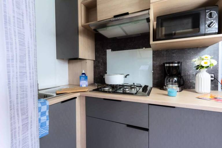 Camping Bela Basque - Comfort Mobile Home 3 Rooms 4/5 People TV — photo 3