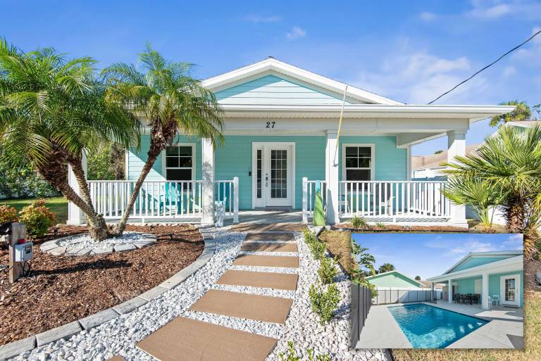 Child-friendly house with BBQ, garden & fast internet | Sea view | Dogs allowed in Palm Coast, FL