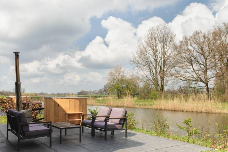 Enjoying in your own hot tub with the very best view