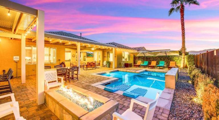 Vacation home with pool & hot tub | Perfect for remote work in Indio, CA
