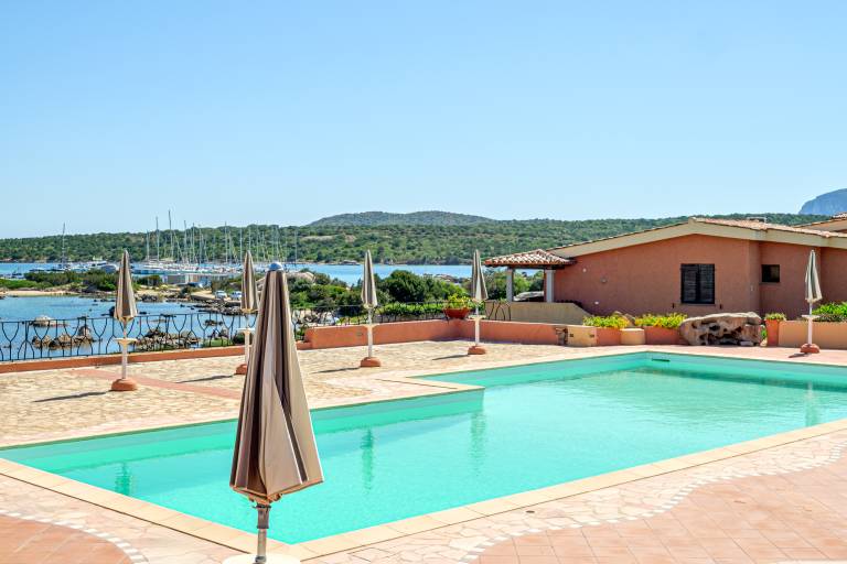 Rental apartment with terrace, yard & pool | Pool view — photo 2