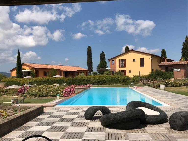 Bauernhof in Peccioli, Toskana, Italien